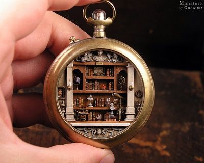 Окно в волшебный мир в handmade миниатюрах by Gregory Grozos