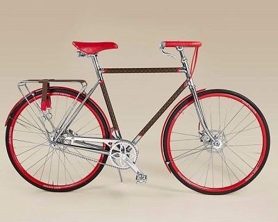 Роскошный fashion велосипед ручной сборки от Louis Vuitton и Maison Tamboite
