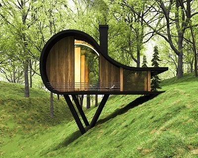 Дизайнерский дом на холме by Milad Eshtiyaghi Studio